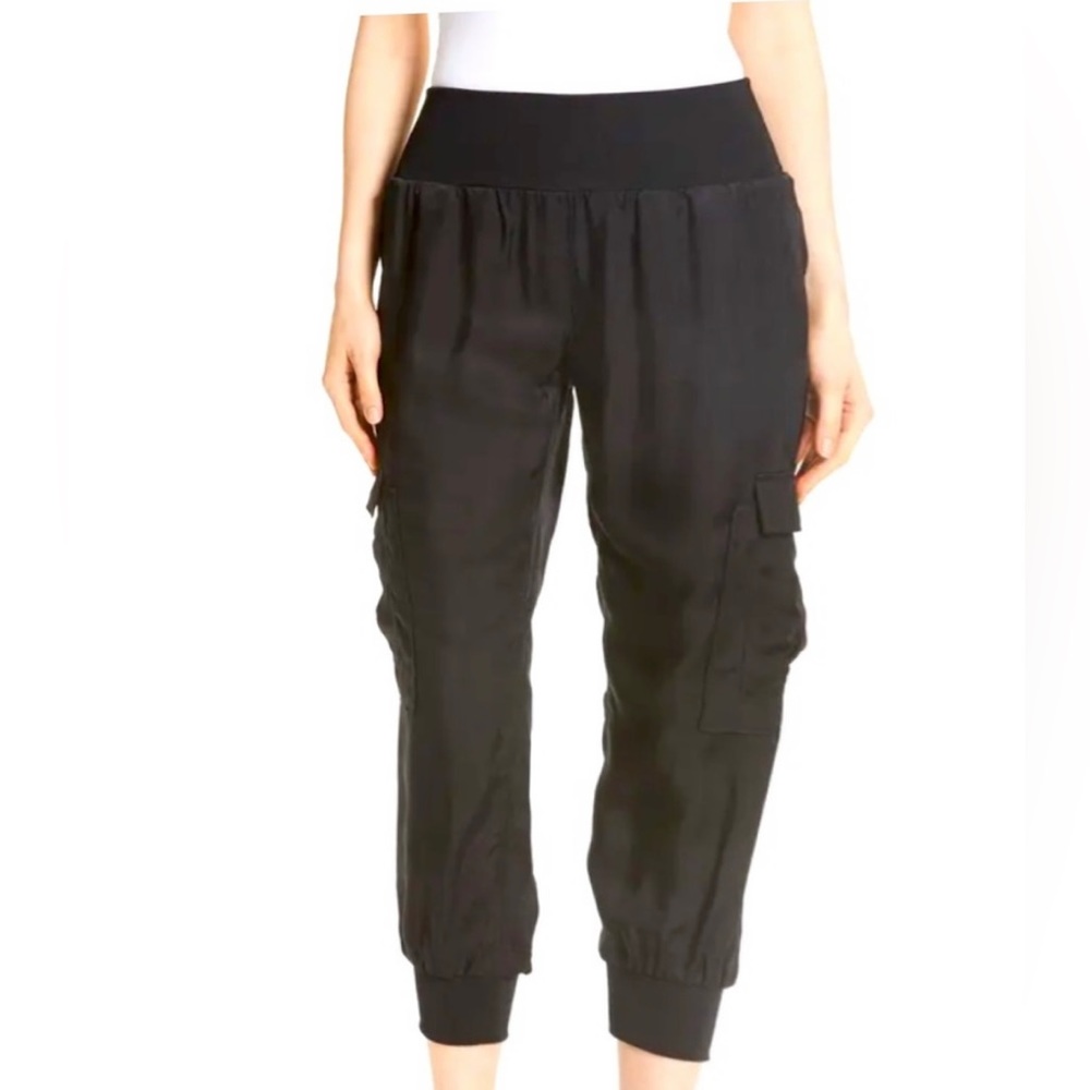 Cinq a’ Sept Tous Les Jour Giles Satin Cargo Joggers XXS